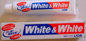 Dentifrice japonais White & White de Lion et avis sur son utilisation